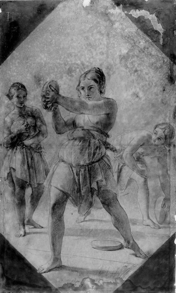 Gioco della ruzzola - Pinacoteca Civica F. Podesti, Ancona